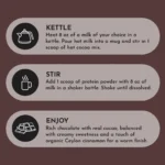 Directions on how to use Superfood Hot Chocolate