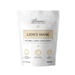 The Front of Just Ingredients Lion's Mane Bag