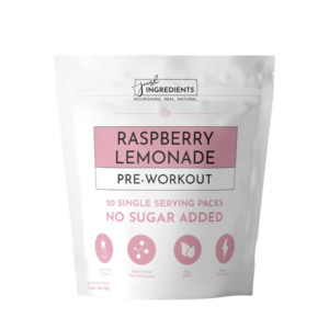 The Front of Just Ingredients 20 Pack Pre-Workout Bag