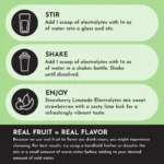 Directions on how to use Electrolytes