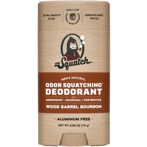 Front of Dr. Squatch Deodorant